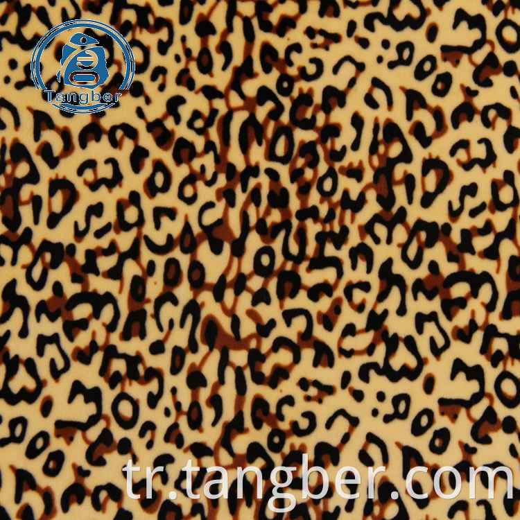 animal print polar fleece fabric